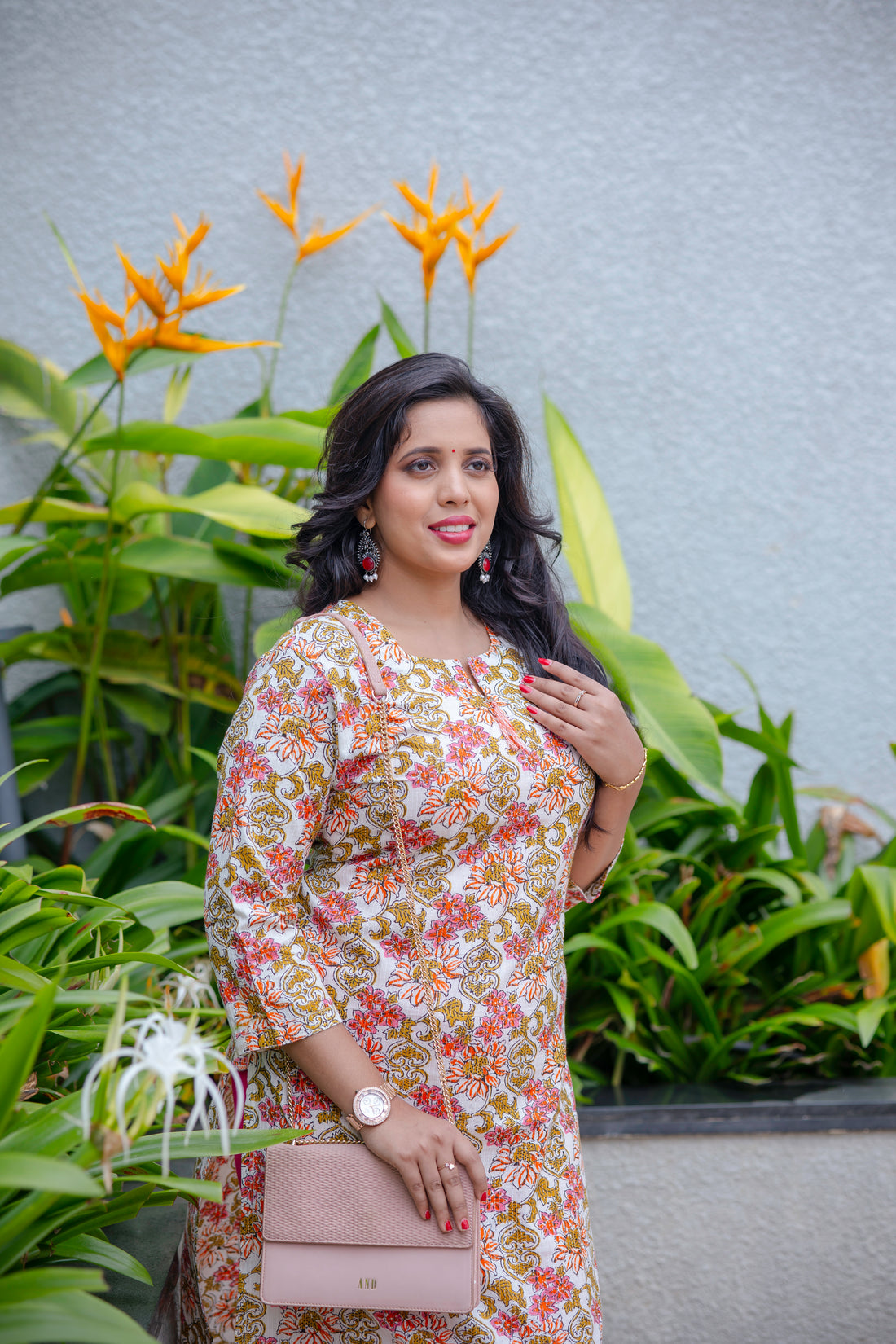 Floral Cotton Kurta